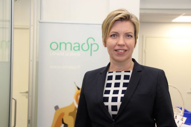 Minna Nyström aloitti Oma Säästöpankin Hämeenlinnan konttorinjohtajana.