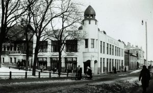 Skogsterin talo kuvattuna 1900-luvun alussa.