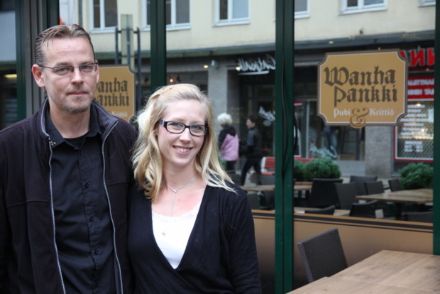 Wanha Pankki on nyt hämeenlinnalaisilla yrittäjillä. Miika ja Outi Mertamo pyörittävät lisäksi Fresnoa, King´s Pubia ja Linnan Ravintola Brahea.