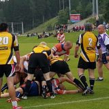Linna Rugbylle vierastappio Kuopiossa